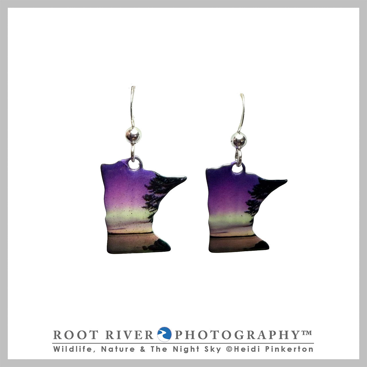 x Earrings Minnesota State Morning Light