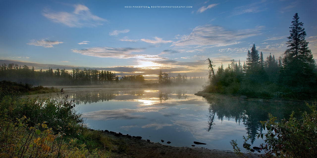 Z | Pano - Sunrise Along the Isabella River