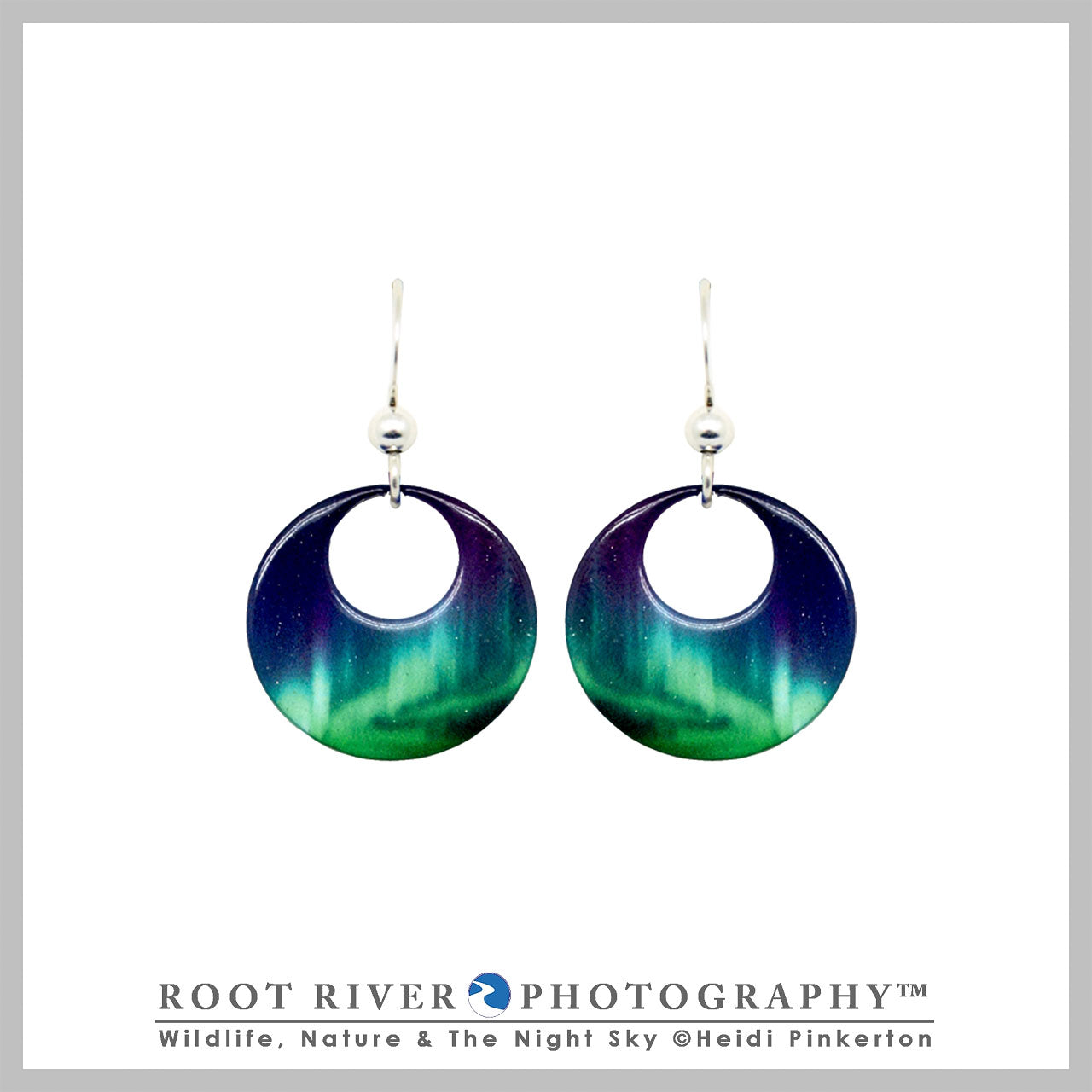 Candelabra Open Circle Earrings