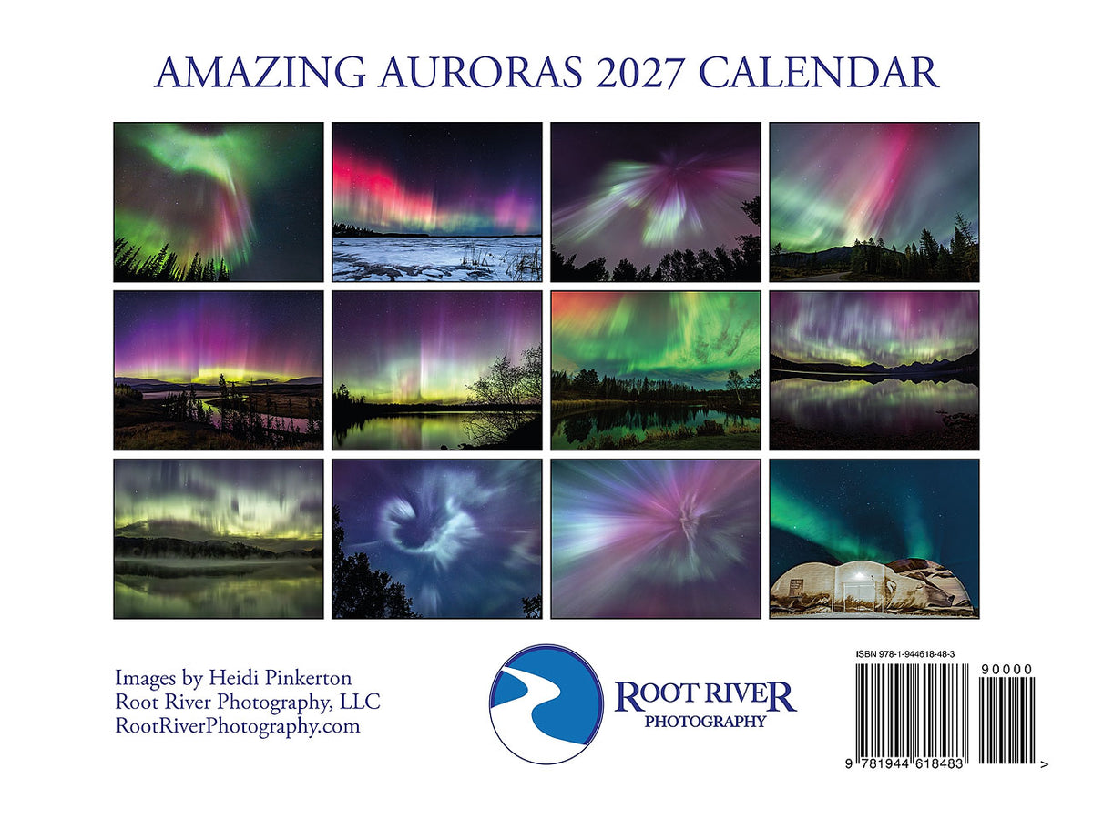 Amazing Auroras 2027 Calendar