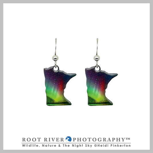 x Earrings Minnesota State Rainbow