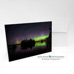 Greeting Card - Piragis6745-  H - Indian Island Silhouette