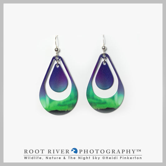 Candelabra Open Teardrop with Drop Earrings