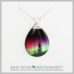 Forest of Lights Teardrop Necklace