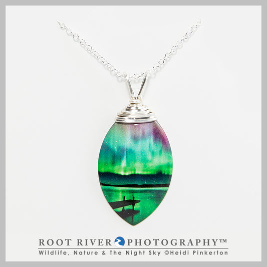 Border Patrol Leaf Necklace