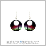 Forest of Lights Open Circle Earrings